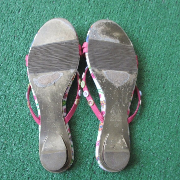 M BY MORENATOM 9B Flip Flops SLINGBACKS PINK women - Picture 6 of 8